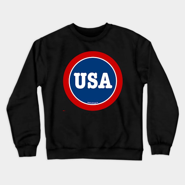 USA Crewneck Sweatshirt by depresident
